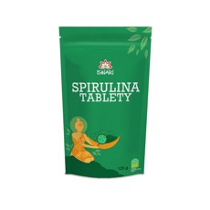 Iswari Bio Spirulina 125 g - tablety Chlorella, zelené potraviny, ječmen Iswari