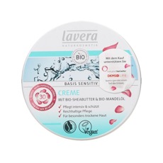 Lavera Univerzální krém s Bio mandlovým a Bio bambuckým máslem 150ml Přírodní tělová mléka, másla a spreje Lavera