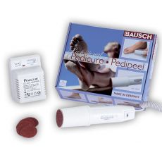 Pedipeel BAUSCH model 0321 Bausch  Patentovaná souprava na odstraňování mozolů a tvrdé kůže na prstech, patách a chodidlech apod.