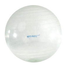 Míč Opti Ball 55 cm - průhledný Gymnastické míče Gymnic Italy