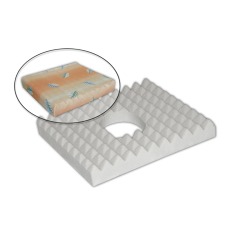 Antidekubitní sedák 45x40x10 s otvorem Rehabilitace a cvičení Halcamp