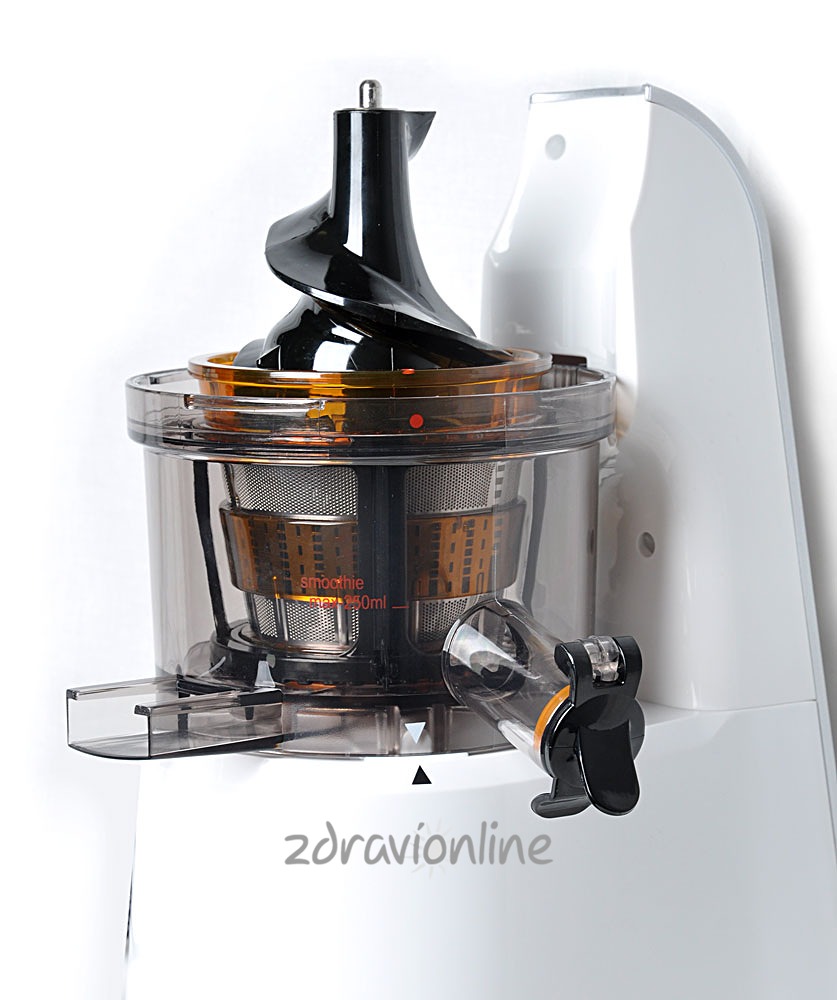 Šnekový odšťavňovač Juicy Retreats JR 8000S stříbrný Zdraví Online