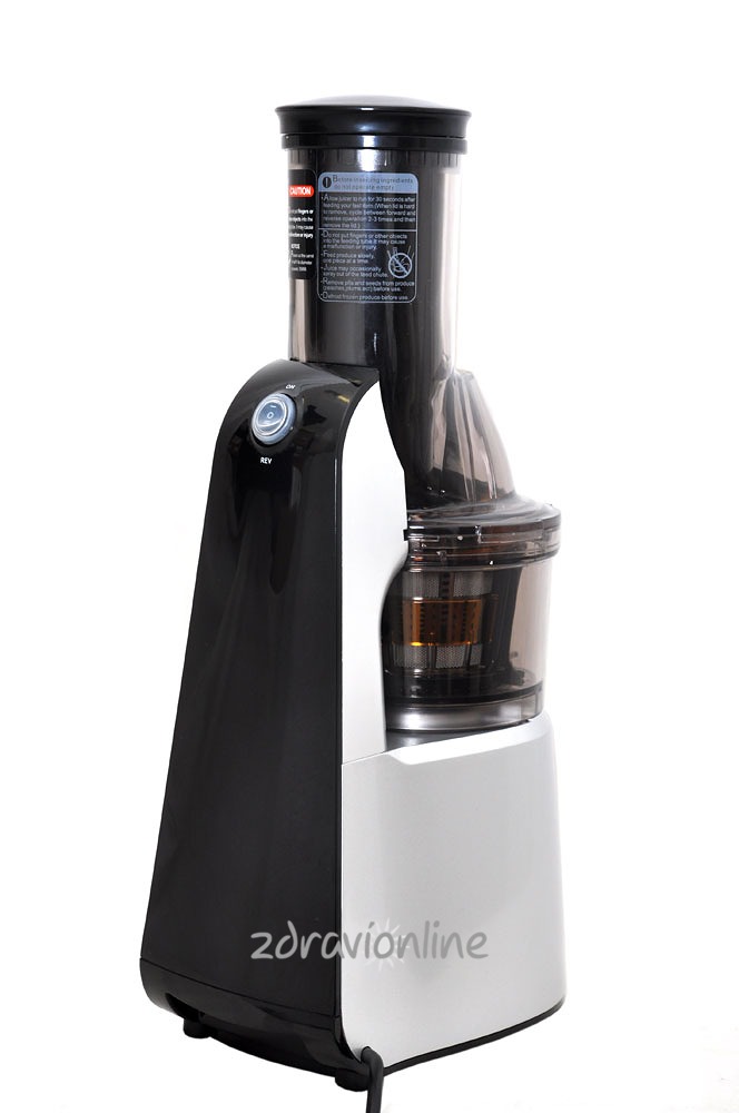 Šnekový odšťavňovač Juicy Retreats JR 8000S stříbrný Zdraví Online