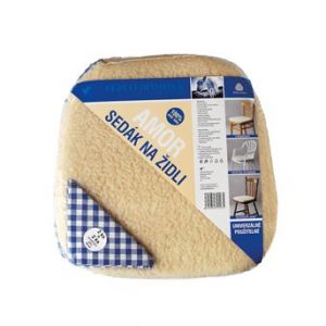 Sedák na židli AMOR modrý