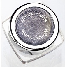 Wimpernwelle třpytivé oční stíny - stříbrná Přírodní dekorativní kosmetika Wimpernwelle