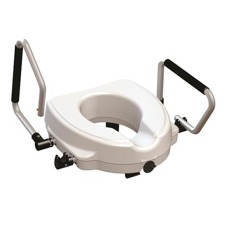 Nástavec na WC 12cm s odklopnými madly Nástavce na WC Lm Global