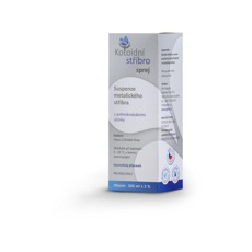 Koloidní stříbro sprej 200 ml 20 ppm Koloidní stříbro Koloidní stříbro