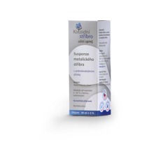 Koloidní stříbro sprej 30 ml Ušní aplikátor 30 ppm Koloidní stříbro Koloidní stříbro